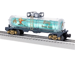 Lionel 2428280 O Tank Car 3-Rail Aquaman Seven Seas