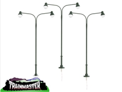 Lionel 2429220 O Double Arm Globe Light 3/Pk