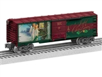 Lionel 2528200 O Steel Boxcar with Sound 3-Rail 2025 Christmas