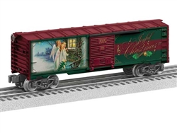 Lionel 2528200 O Steel Boxcar with Sound 3-Rail 2025 Christmas