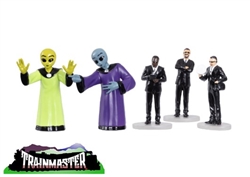 Lionel 2530010 O Area 51 Figures 3 Human, 2 Aliens 