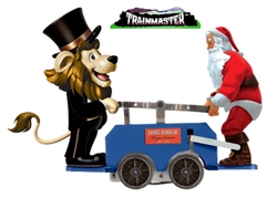 Lionel 2535010 O Lenny/Santa Handcar Blue