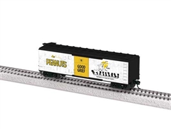 Lionel 2554200 HO 40' Steel Flat-End Boxcar Peanuts 75th Anniversary white black yellow