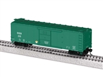 Lionel 2554330 HO 40' Steel Flat-End Boxcar with Sound Department of Defense DODX #1977 Glow in the Dark