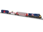 Lionel 2623010 O CSX Spirit of America Train Set -3-Rail w/Sound LionChief 2.0 Bluetooth 5 GE Dash 8-40CW 3 Cars FasTrack Oval Controller & Wall Pack