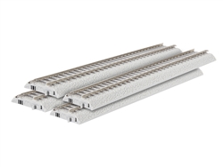 Lionel 8758409 HO FasTrack 9" Straight 4pk