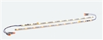 LokSound 50708 LED Interior Lighting Strip with DCC Decoder and Red Marker Lights Warm White 10 x 11/32" 