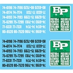 Lonestar Models 12030 HO Vehicle Decal Set B&P Motor Express