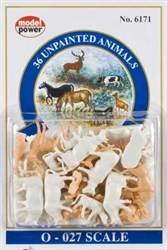 Model Power 6171 O Unpainted Animals 36