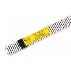 Micro Engineering 10-105 HO Standard Gauge Nonweathered Flex-Track 3' Sections pkg 6 Concrete Ties
