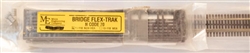 Micro Engineering 11-110 N Bridge Flex-Track w/Wide Ties & Guard Rail 3' Long Section Code 70 Main Rail Nonweathered