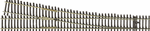Micro Engineering 14-706 HO Code 83 Flex-Track #6 Turnout Right Hand