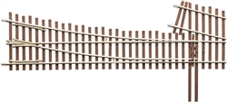 Micro Engineering 14-717 HO Code 83 Ladder Track System Turnout #5d Right Hand Intermediate Ladder
