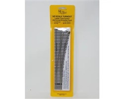 Micro Engineering 14-813 HO Code 70 #5b Curved Diverging Track Turnout Ladder Track System Right Hand