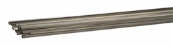 Micro Engineering 17-055 Nonweathered Nickel Rail 3' Long Pieces Pkg 33 Code 55