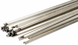 Micro Engineering 17-100 HO Nonweathered Nickel Silver Rail 3' Long Pieces pkg 33 Code 100