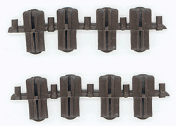 Micro Engineering 26-007 G Plastic-Insulated Transition Rail Joiners pkg(8) Code 250 to 205