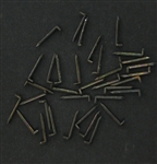 Micro Engineering 30102 Blackened Metal Spikes Large 1/2" Long pkg 500