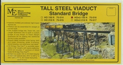 Micro Engineering 75-516 HOn3 Tall Steel Viaduct 150'