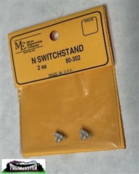 Micro Engineering 80302 N Switchstand pkg(2) Non-Operating