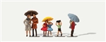 Merten 212186 HO Passengers in the Rain pkg6