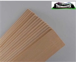Midwest 4113 Basswood 2" Sheet 1/8 x 2 x 24" Pkg 15