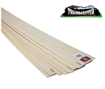 Midwest 6302 Wood Sheet Balsa 3" Wide x 36" Long 1/16" Thick pkg 10