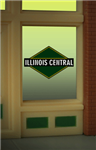 Micro Structures 339085 Illinois Central Animated Neon Rooftop Billboard USA For N & Z Scales