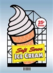 Micro Structures 443002 Ice Cream Cone Animated Billboard Small