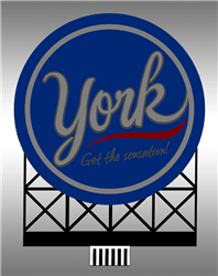 Micro Structures 443352 York Peppermint Pattie Animated Billboard Small