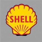 Micro Structures 55020 Shell Double-Sided Rotating Sign Sign: 1-13/16" Square 2" Tall Mast w/3-3/16" Base