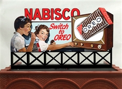 Micro Structures 881751 Nabisco Oreo Animated Rooftop Billboard Light Works USA Large for HO & O Scales
