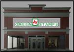 Micro Structures 882051 S&H Green Stamps Animated Neon Rooftop Billboar