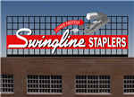 Micro Structures 883401 Swingline Staplers Animated Neon Billboard Large for HO and O Scales