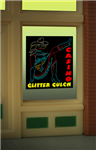 Micro Structures 9055 Window Sign Glitter Gulch