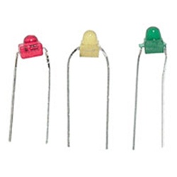 Miniatronics 12-000-18 Micro Mini Light Emiting Diodes (LEDs) 1/16" Diameter 6 Each Red, Green, Yellow Pkg(18)