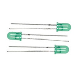 Miniatronics 12-152-03 Blinker/Flasher Suberbrite (LEDs) 13/64" 5mm Diameter Green