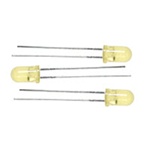 Miniatronics 12-153-03 Blinker/Flasher Suberbrite (LEDs) 13/64" 5mm Diameter Yellow