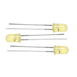 Miniatronics 12-153-03 Blinker/Flasher Suberbrite (LEDs) 13/64" 5mm Diameter Yellow