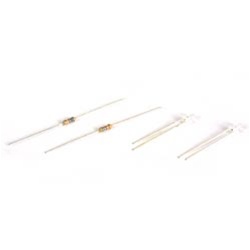 Miniatronics 12-300-02 Standard Light Emiting Diodes (LEDs) 1/8" 3mm Diameter White Pkg(2)