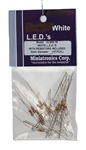 Miniatronics 12-500-10 Standard Light Emiting Diodes (LEDs) 5mm Diameter White Pkg(10)
