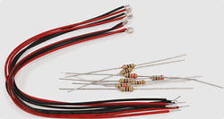 Miniatronics 12-621-04 2 x 3mm Surface Mount LED Pkg(4) Red