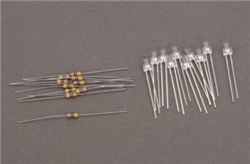 Miniatronics 12-826-10 Tower LED 2mm Yeloglo (Golden White) Pkg(10)