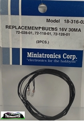 Miniatronics 1831602 Replacement Bulbs