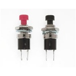 Miniatronics 33-025-02 Switches Push-Button SPST Momentary Normally Open 1/4" Pkg(2)