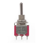 Miniatronics 36-220-02 Miniature Toggle Switches SPDT 5Amp 120V Momentary Pkg(2)