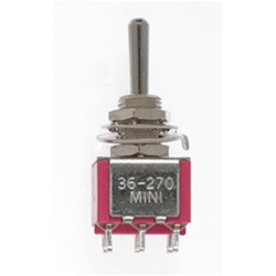 Miniatronics 36-270-05 Miniature Toggle Switches DPDT 5Amp 120V Momentary Pkg(5)