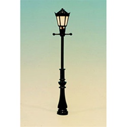 Miniatronics 72-009-01 Lampposts Gas Lamp (black) 2"