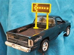 Miniatronics 80-502-01 Flashing Highway Arrow Mobile Display w/3V DC Transformer, 5' 30-Gauge Wire Double