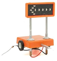 Miniatronics 82-R01-01 Lighted Portable Traffic Arrow Sign Pointing Right
